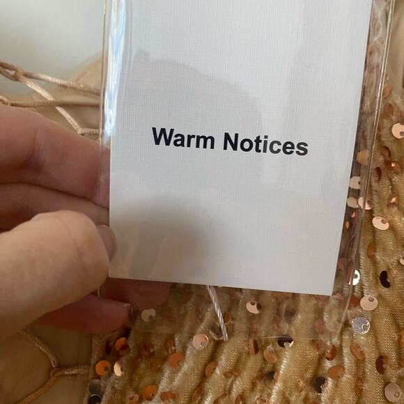 Gold Sequin Dress Womens Sz 2 Party Guest Formal Gown Elegant Holiday NYE Maxi - Picture 5 of 16